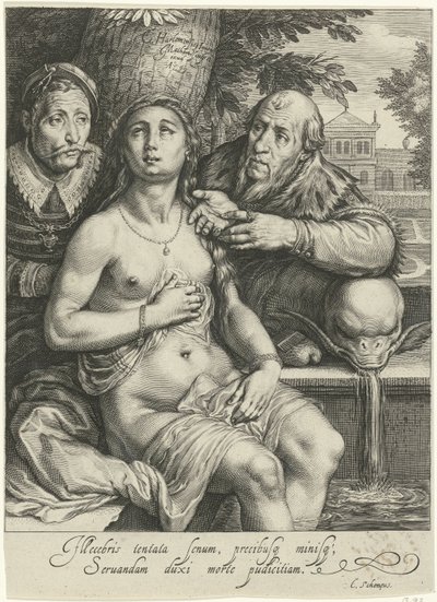 Susanna og de ældste af Jacob Matham