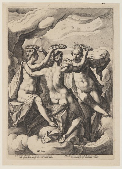 De tre nådegaver af Jacob Matham