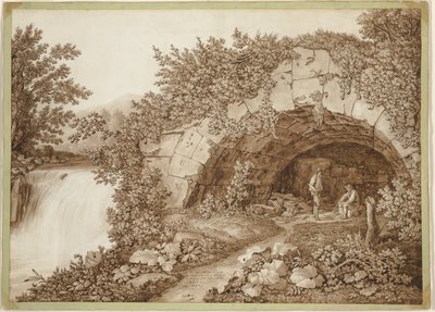 Broen i San Paolo af Jacob Philipp Hackert