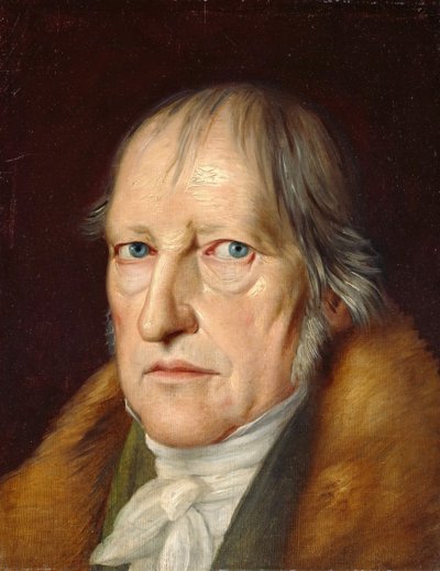 Portræt af Georg Wilhelm Friedrich Hegel (1770-1831), af Schlesinger, Jakob (1792-1855). Olie på lærred af Jacob Schlesinger