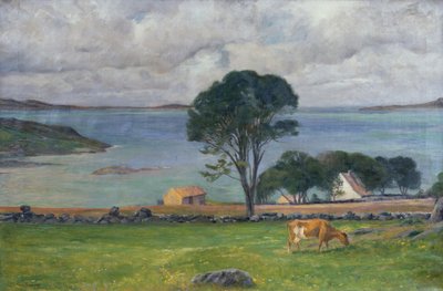 Køer i landskab af Jacob Sømme