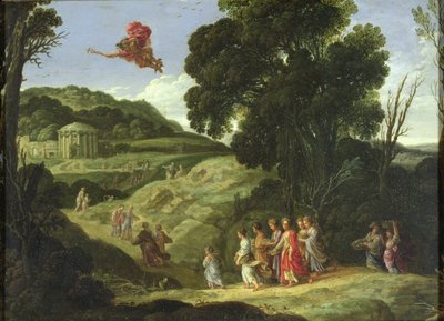 Merkur og Herse, ca.1605-08 af Jacob Symonsz Pynas or Pinas