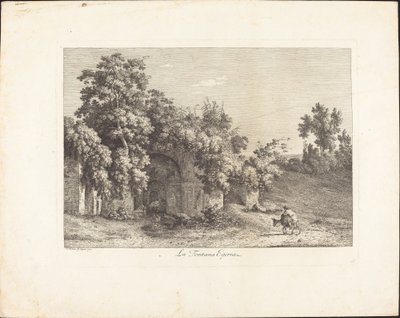 Fontana Egeria af Jacob Wilhelm Mechau