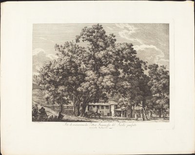 Fritidssted for Fiaminchi-malerne fra det sidste århundrede i Monte Testaccio af Jacob Wilhelm Mechau