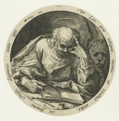Evangelist Mark De fire evangelister (serietitel) af Jacob de Gheyn (II) (attributed to)