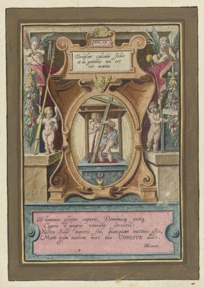 Kristus i vinpressen Passion of Christ (serietitel) af Jacob de Gheyn (II)