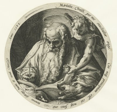 Evangelist Mattheus De fire evangelister (serietitel) af Jacob de Gheyn (II)