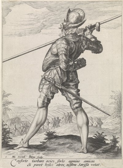 Pieker Officerer og soldater (serietitel) af Jacob de Gheyn (II)