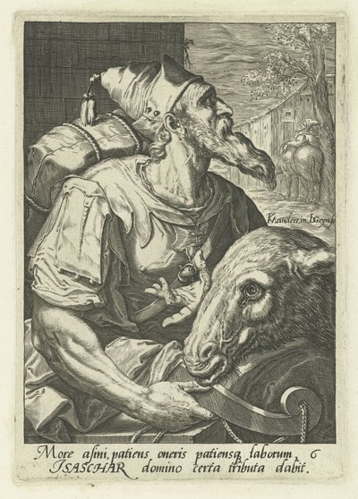 Stamfader Issachar Israels forfædre (serietitel) De tolv sønner af Jakob (serietitel) af Jacob de Gheyn (II)