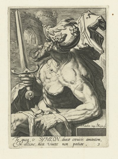 Stamfader Simeon Israels forfædre (serietitel) De tolv sønner af Jakob (serietitel) af Jacob de Gheyn (II)