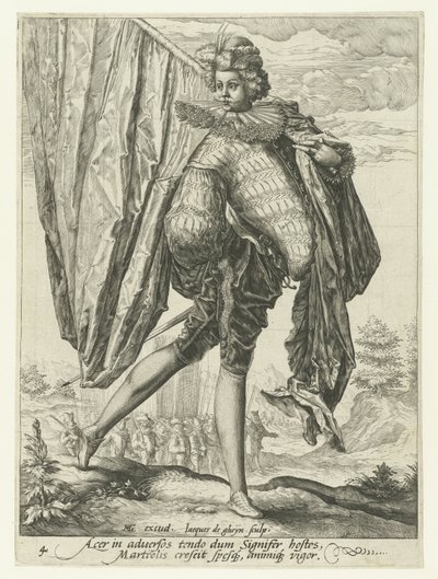 fenrik Officerer og soldater (serietitel) af Jacob de Gheyn (II)