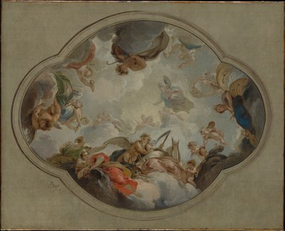 Allegori over kunstarterne af Jacob de Wit
