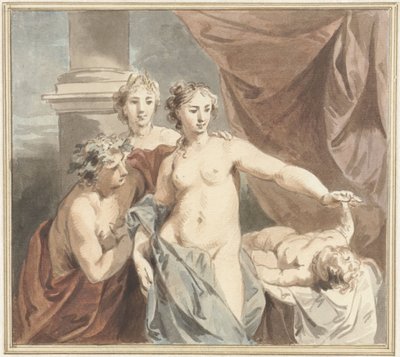 Ceres, Venus, Bacchus og sovende Amor af Jacob de Wit
