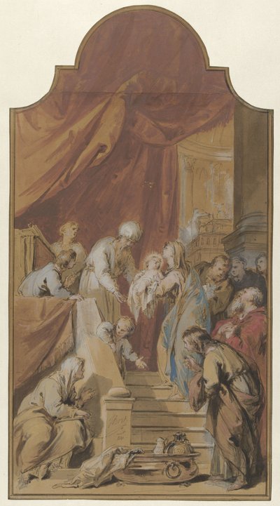Opgaven i templet af Jacob de Wit