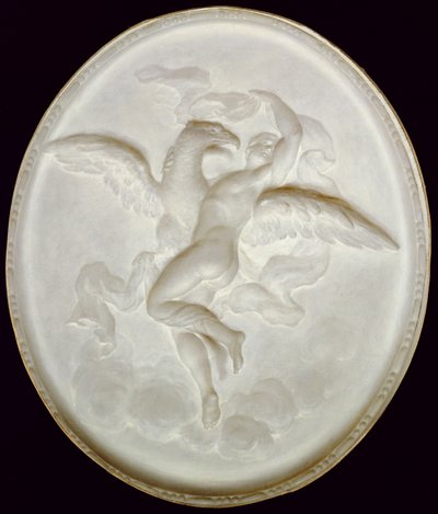 Jupiter og Ganymedes (olie på lærred) af Jacob de Wit