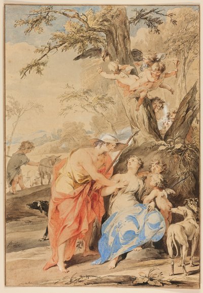 Jupiter og Mnemosyne af Jacob de Wit