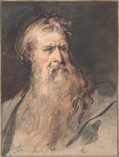 Studie til Moses-figuren af Jacob de Wit