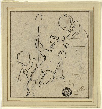 Tre Putti af Jacob de Wit