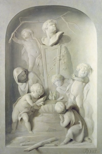 Vinter, 1752 af Jacob de Wit