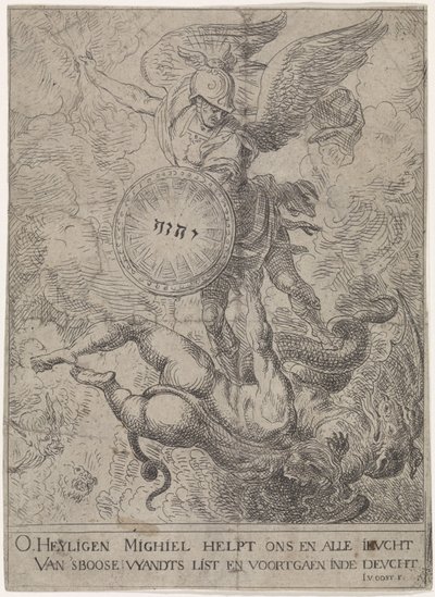 Sankt Michael vogter himlens porte af Jacob van Oost (I)