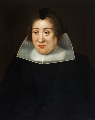 Portræt af Maria de Sweert af Jacob van Reesbroeck