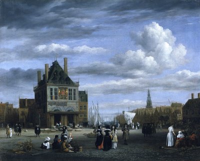 Dam-pladsen i Amsterdam af Jacob van Ruisdael