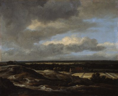 Haarlem set fra klitterne mod nordvest af Jacob van Ruisdael