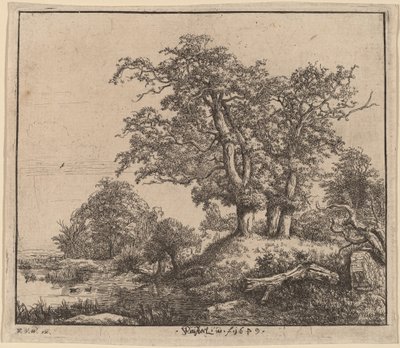 De tre ege af Jacob van Ruisdael