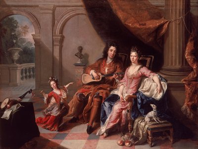 Guitarspilleren af Jacob van Schuppen