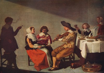 En musikalsk fest, 1631, c1915 af Jacob van Velsen
