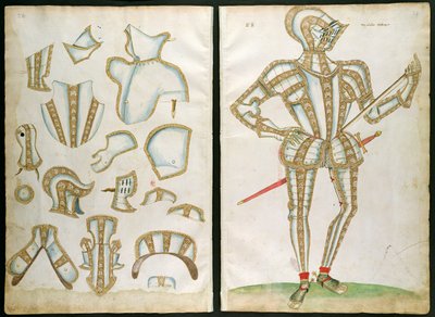 Suit of Armour for My Lorde Skrope, fra `An Elizabethan Armourer