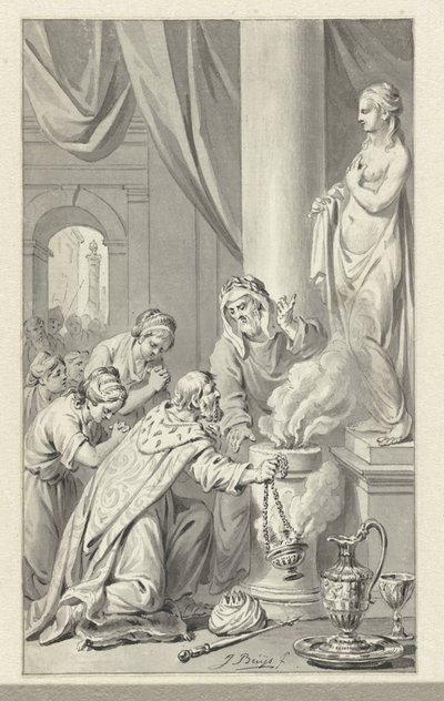 Salomons afgudsdyrkelse af Jacobus Buys