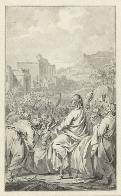 Indtoget i Jerusalem af Jacobus Buys