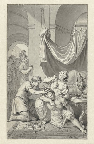 Samson og Delila af Jacobus Buys