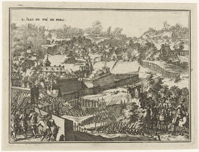 Erobring af S. Jean de Pié de Porc af Jacobus Harrewijn