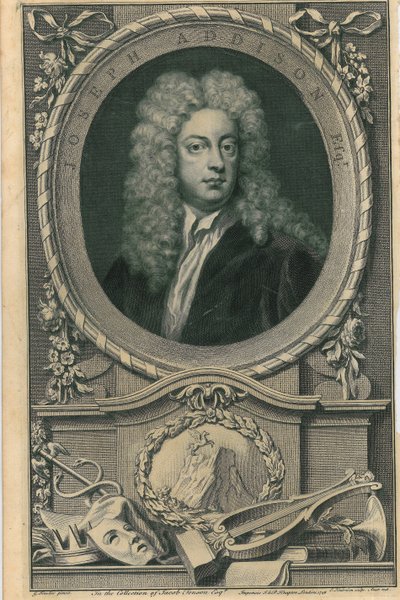 Joseph Addison af Jacobus Houbracken