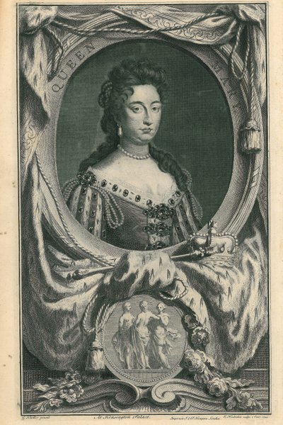 Queen Mary af Jacobus Houbracken