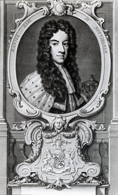 Daniel Finch, 2. jarl af Nottingham og 7. jarl af Winchilsea (1647-1730) af Jacobus Houbraken