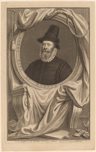James, jarl af Morton af Jacobus Houbraken