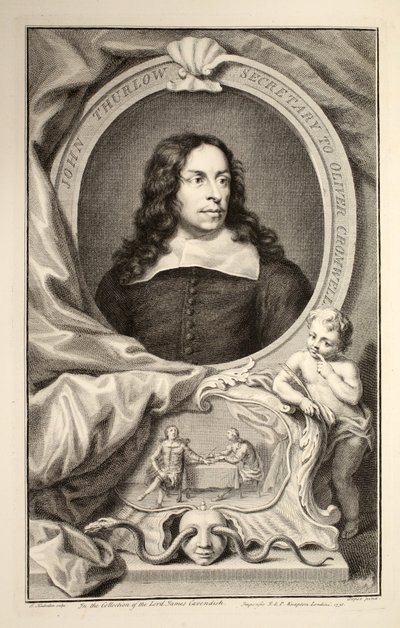 Portræt af John Thurlow, illustration fra 