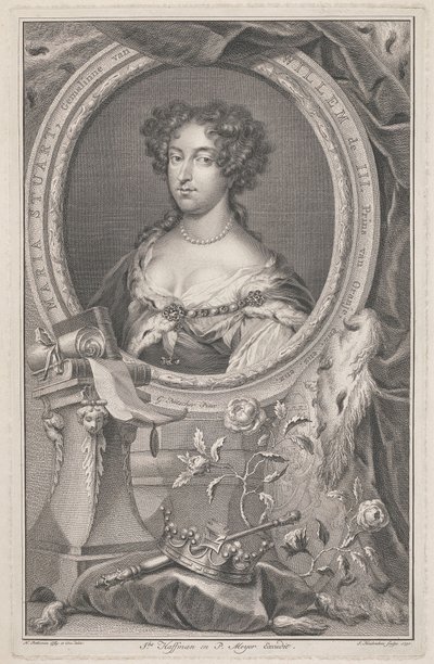 Dronning Mary II af Jacobus Houbraken