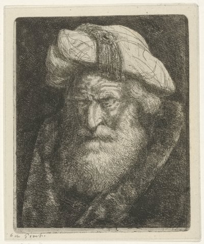 Gammel mand med skæg af Jacobus Ludovicus Cornet