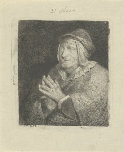 Gammel dame af Jacobus Ludovicus Cornet