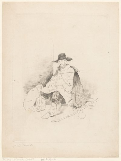 Hvilende rejsende af Jacobus Ludovicus Cornet