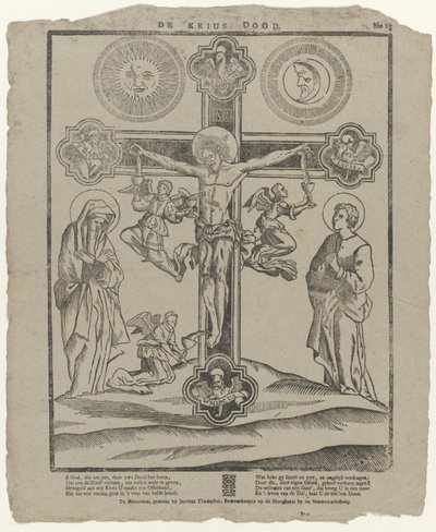 Korsdøden (titel på objekt) af Jacobus Thompson