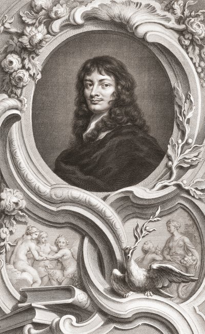 Sir William Temple af Jacobus and Vertue George Houbraken