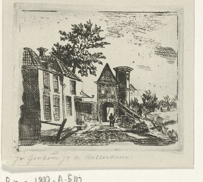 Bybillede med port af Jacobus van Gorkom jr.