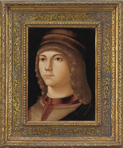 Portræt af en ung mand af Jacometto Veneziano