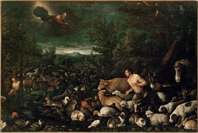 Adam bebrejdet (maleri på lærred) af Jacopo (1510-92) Bassano
