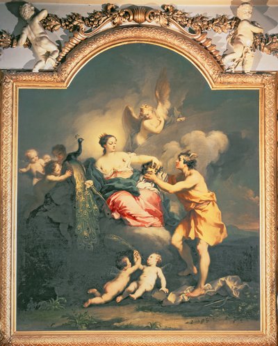 Juno modtager chefen for Argus (olie) af Jacopo Amigoni